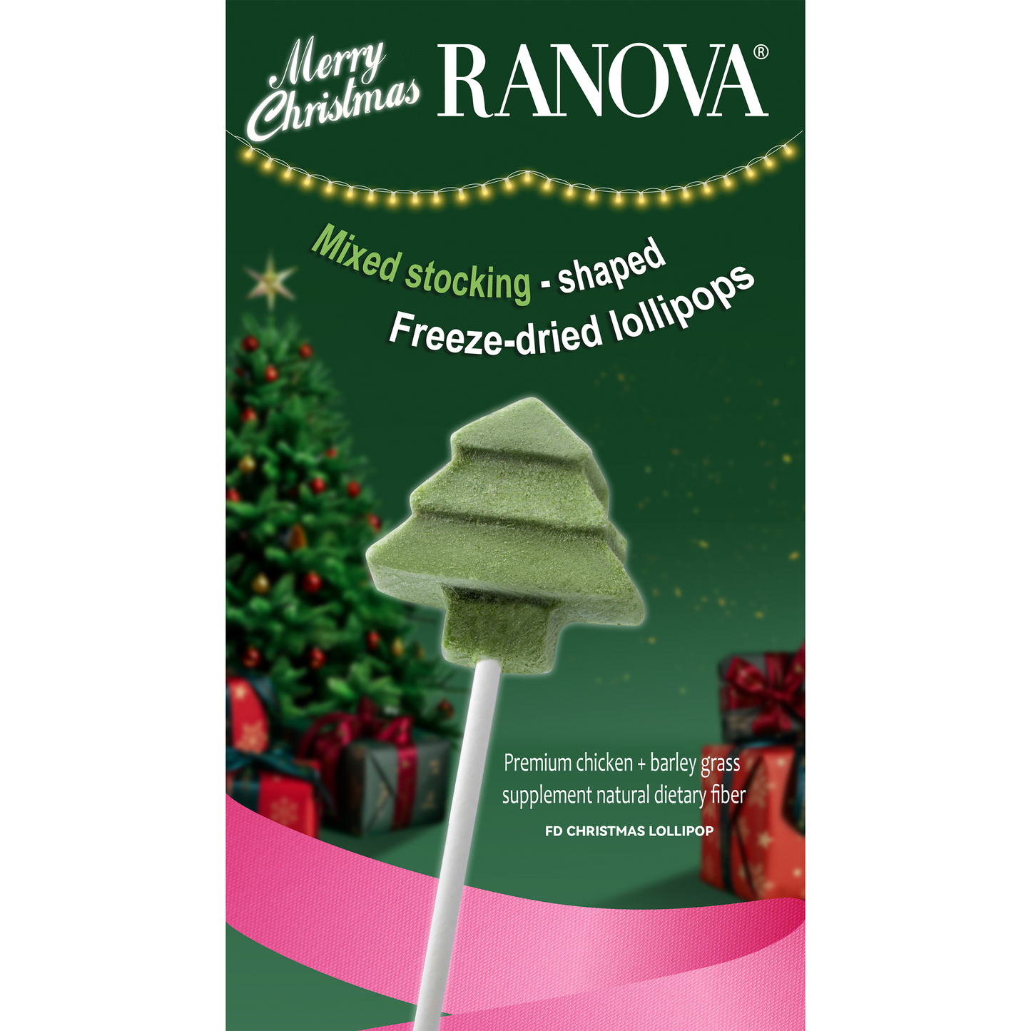 Freeze Dried Chicken Lollipops Cat Treats