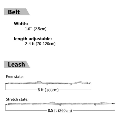 Dog leash running belt harness attachment