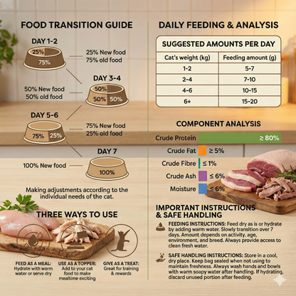 Freeze Dried Healthy Cat Treats 280g