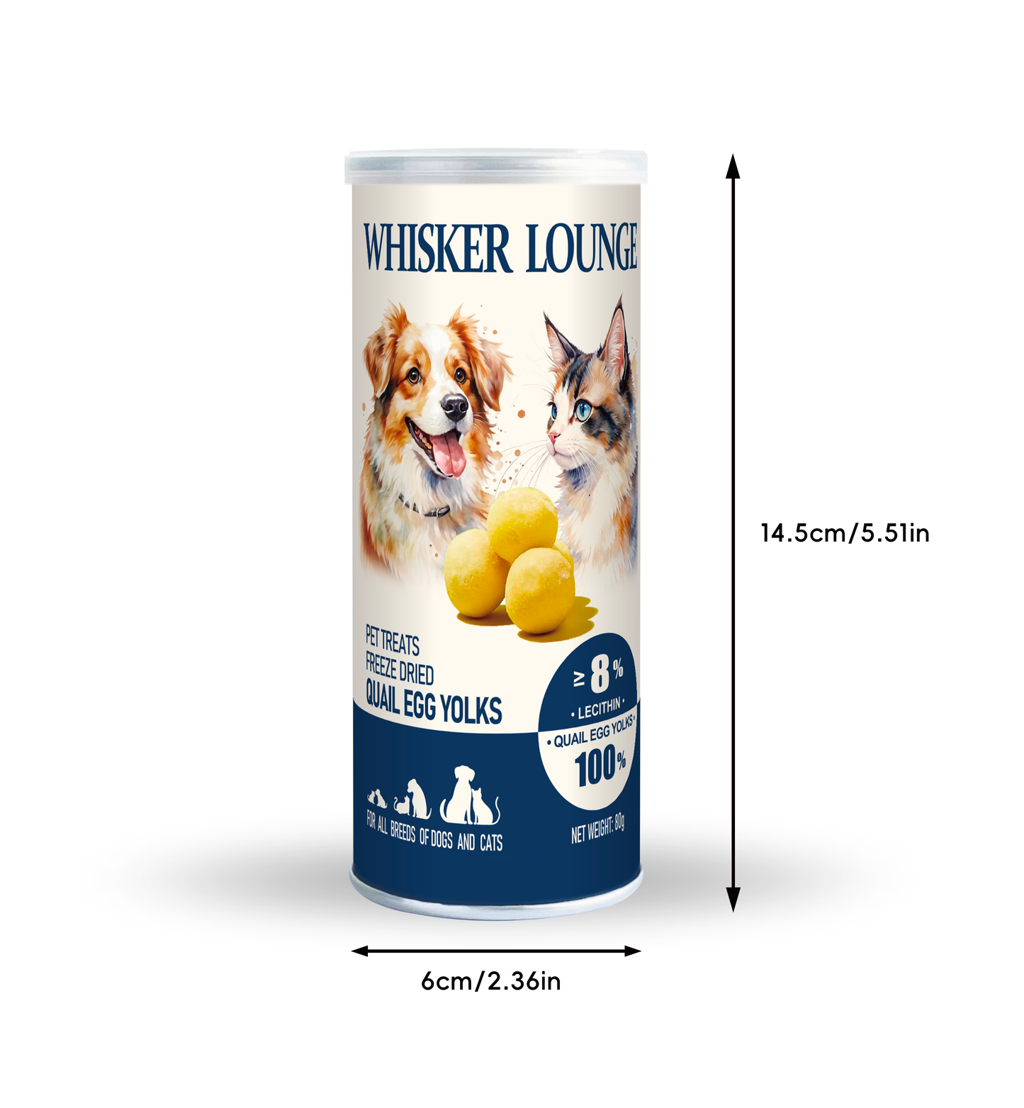 Freeze Dried Quail Egg Yolks 80g