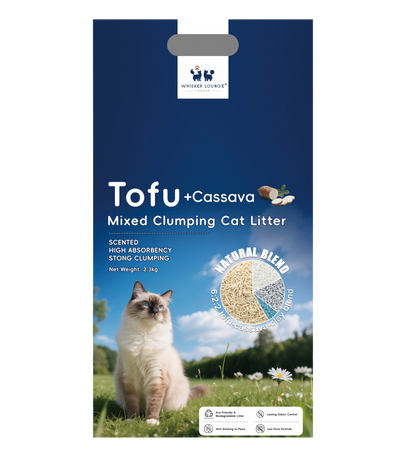 Tofu Bentonite Clay Cassava Mixed Clumping Cat Litter 2.3Kg