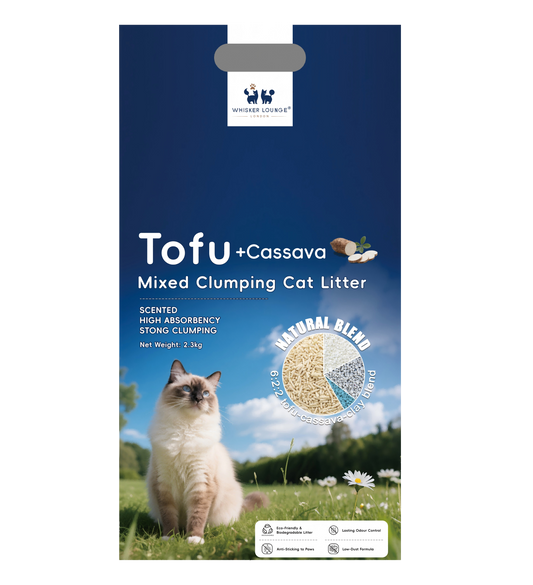 Tofu Bentonite Clay Cassava Mixed Clumping Cat Litter 2.3Kg