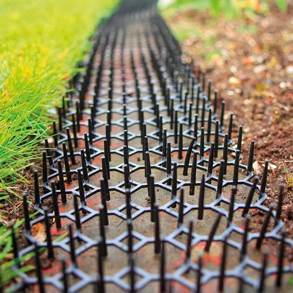 Cat deterrent mat multiple pieces layout