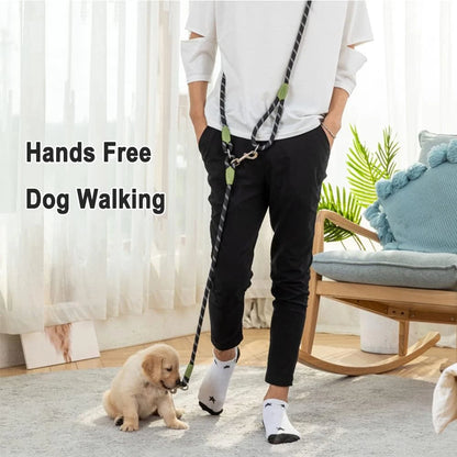 Hands free dog lead training use