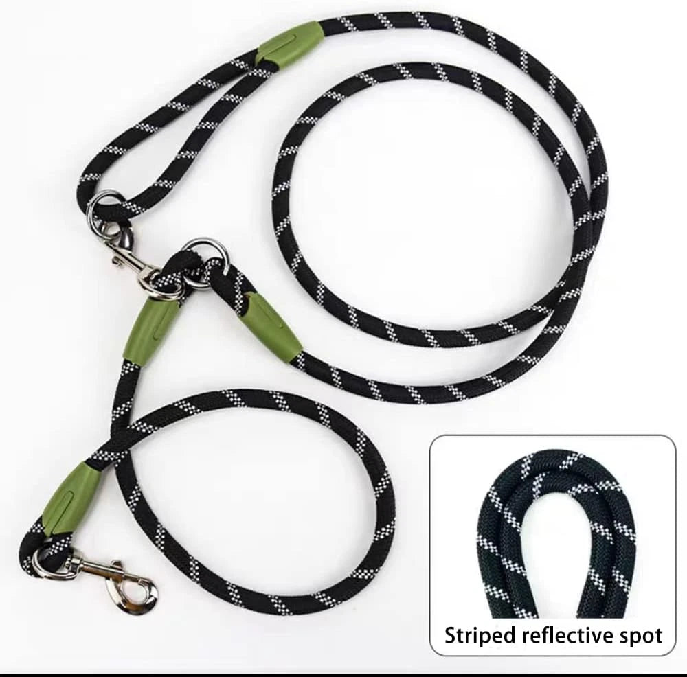 Dog walking with hands free leash