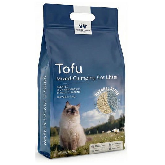 Tofu Clumping Cat Litter – Bentonite Blend, Dust-Free
