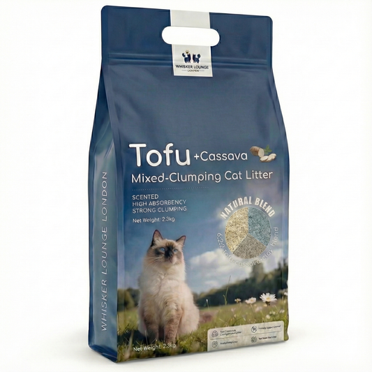 Tofu Bentonite Clay Cassava Mixed Clumping Cat Litter 2.3Kg